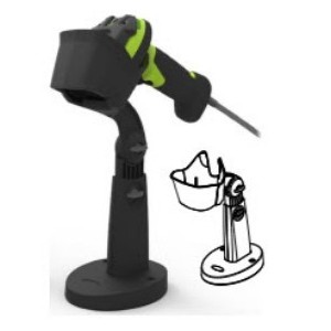 Zebra STND-AS0036-07 soporte Soporte pasivo Escáner de código de barras Negro