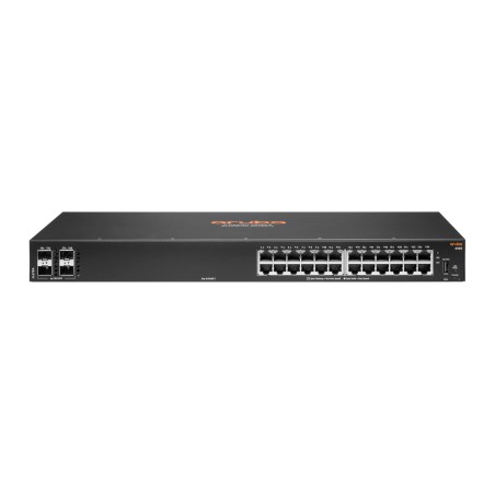 Aruba Networking 6100 24G 4SFP+ Gestionado L3 Gigabit Ethernet (10/100/1000) 1U Negro