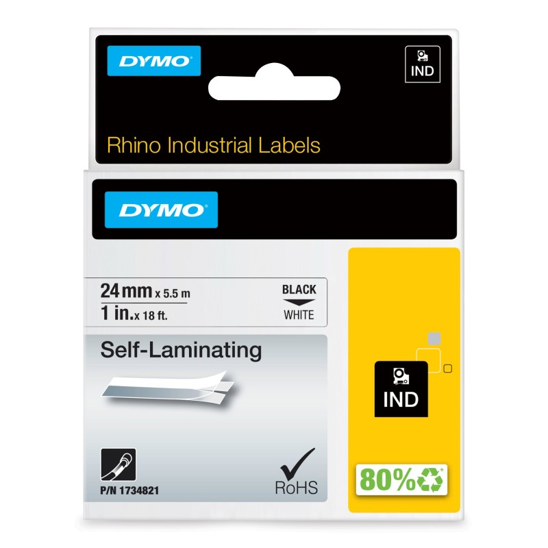 DYMO 24mm RHINO Self-Laminating Vinyl tape cinta para impresora de etiquetas