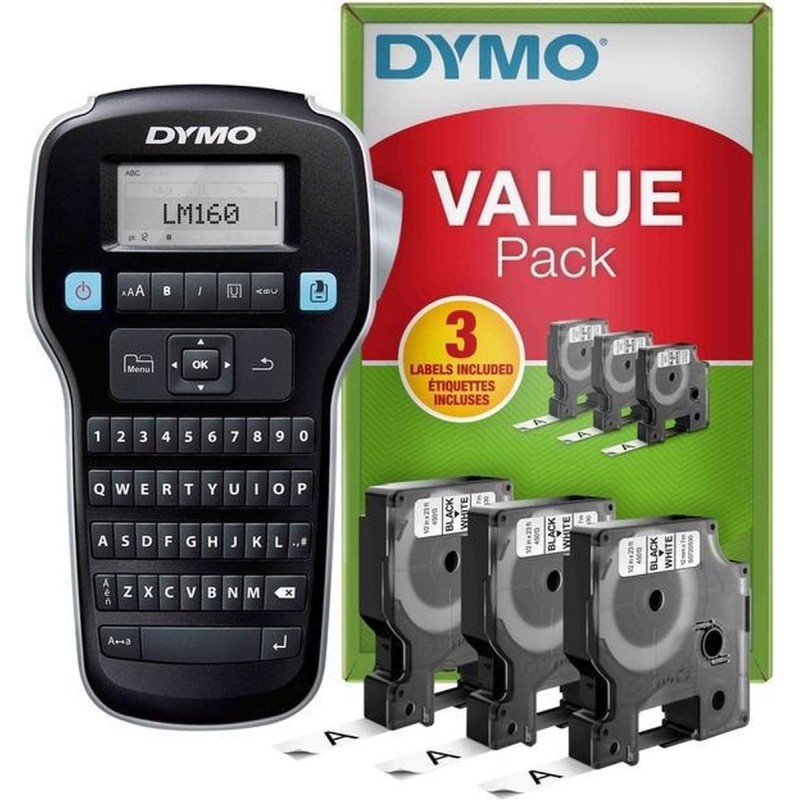 DYMO LabelManager LM160 impresora de etiquetas Transferencia térmica D1 QWERTY