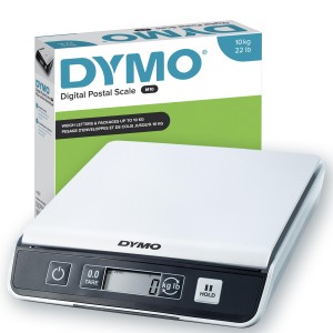 DYMO M10 Báscula digital para paquetes y envíos | Capacidad de hasta 10 kg | 20 cm x 20 cm