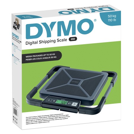 DYMO S50 Báscula digital para envíos | Capacidad de 50 kg | USB alimentación o pilas AAA