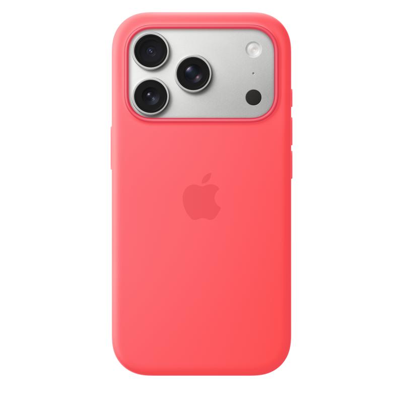 Funda de silicona con MagSafe para el iPhone 17 Pro - Guayaba intenso