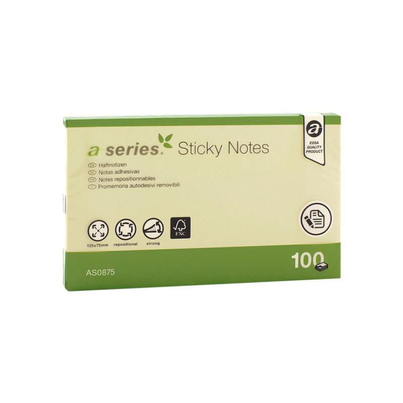 BLOC NOTAS A-SERIES 100H 75X125MM AM AS0875