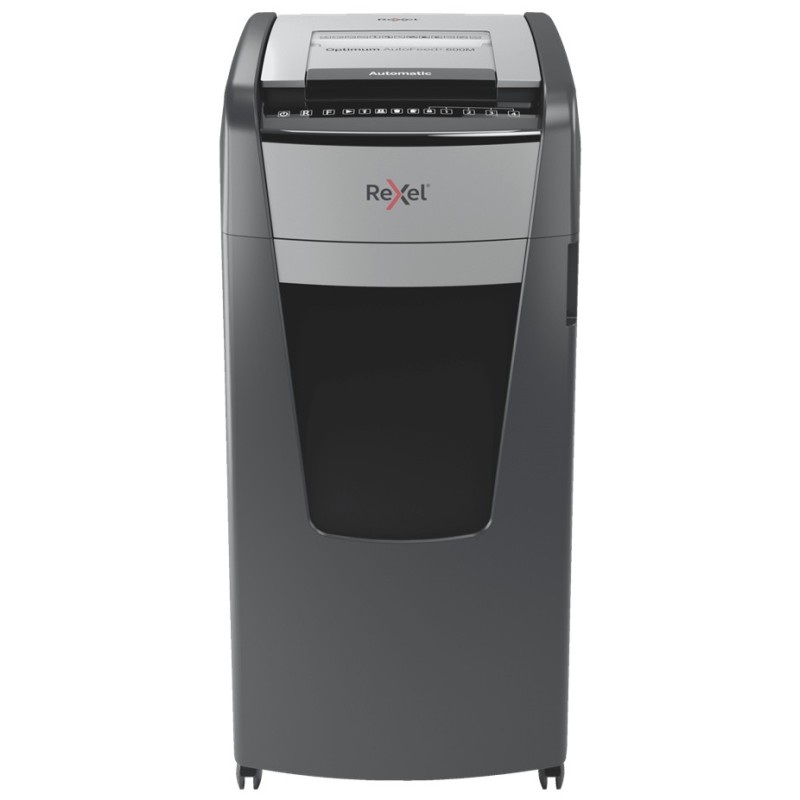 Rexel AutoFeed+ 600M triturador de papel Microcorte 55 dB 23 cm Negro, Gris