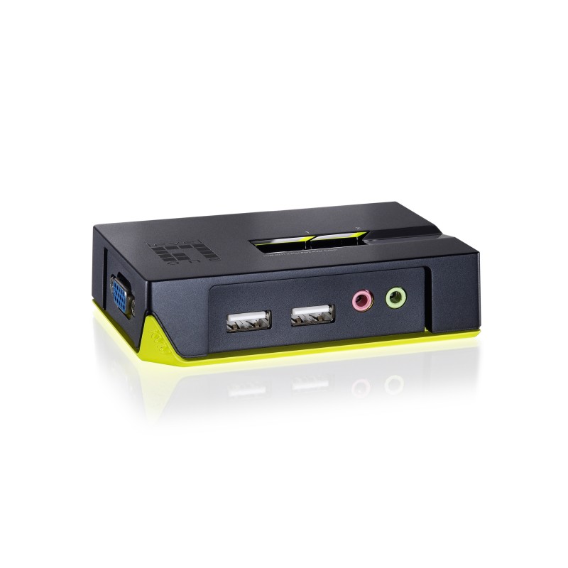 LevelOne Switch KVM de 2 puertos USB con audio