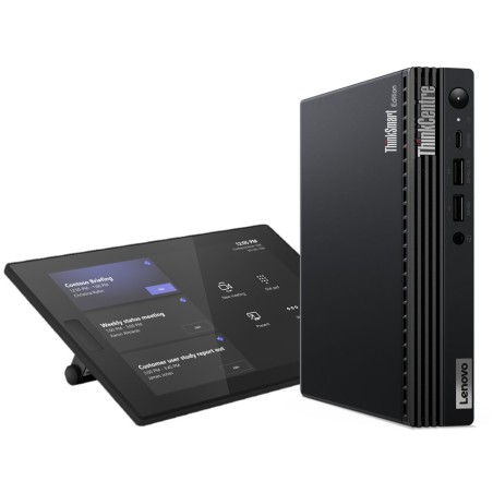Lenovo ThinkSmart Tiny Kit Intel® Core™ i3 i3-13100T 16 GB DDR4-SDRAM 256 GB SSD Windows 11 IoT Enterprise Mini PC Negro