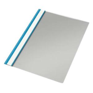 ESSELTE DOSSIER FÁSTENER TARJETERO PP 130/170 MICRAS CONTRAPORTADA GRIS FOLIO AZUL - CAJA DE 50U
