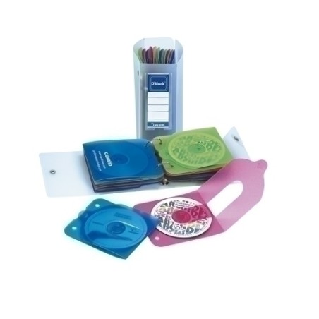 PORTA-CD BOLSILLO INTEGRAL ARCHIVABLE - Pack de 12 unidades