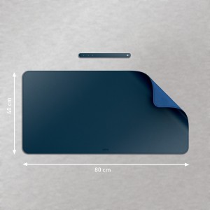Leitz 53820068 protector de escritorio Cloruro de polivinilo (PVC) Azul oscuro
