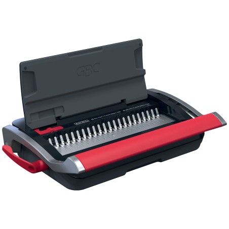 GBC CombBind CB15 Encuadernadora de canutillo 165 hojas Negro, Rojo