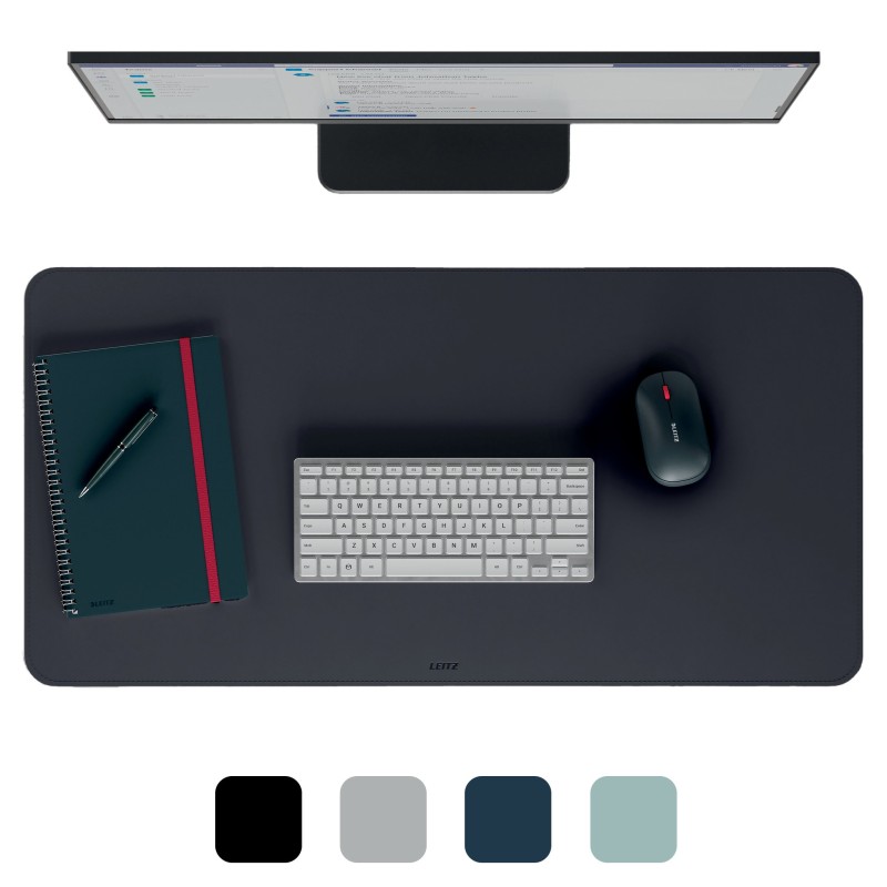 Leitz 53820095 protector de escritorio Cloruro de polivinilo (PVC) Negro