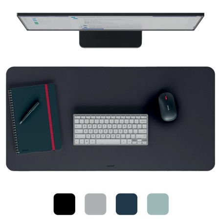 Leitz 53820095 protector de escritorio Cloruro de polivinilo (PVC) Negro