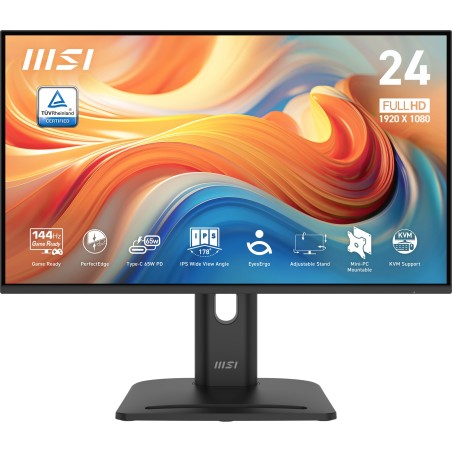 MSI Pro MP245PHG E14 pantalla para PC 60,5 cm (23.8") 1920 x 1080 Pixeles Full HD LCD Negro