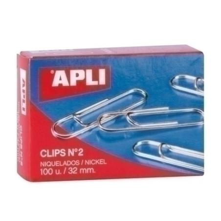CLIP APLI Nº2 (32 mm) NIQ.Cj.100 - Pack 10 unidades - 11711