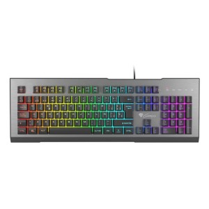 GENESIS Rhod 500 RGB teclado Juego USB QWERTY Español Negro, Gris