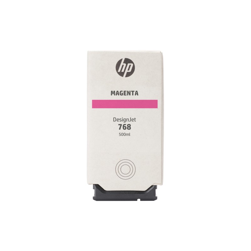 HP Cartucho de tinta magenta DesignJet 768 de 500 ml