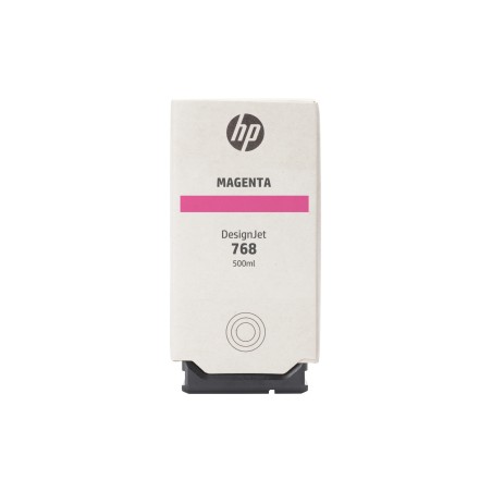 HP Cartucho de tinta magenta DesignJet 768 de 500 ml