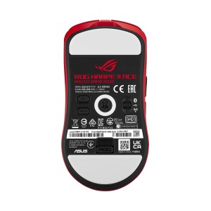 ASUS ROG Harpe II Ace RED ratón Juego mano derecha RF Wireless + Bluetooth + USB Type-A Óptico 42000 DPI