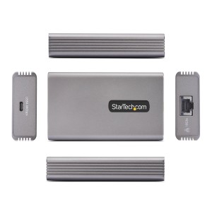 StarTech.com Adaptador de Red USB4 a Ethernet - 10GbE - Adaptador Externo Ethernet RJ45 - Compatible con Thunderbolt -