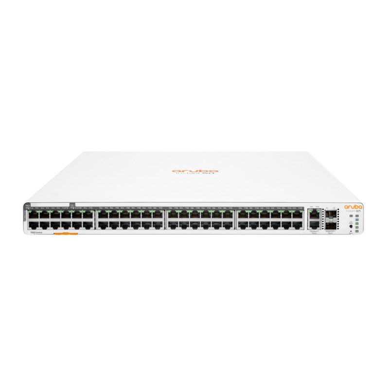 Aruba Networking Aruba Instant On 1960 48G 40p Class4 8p Class6 PoE 2XGT 2SFP+ 600W Gestionado L2+ Gigabit Ethernet (10/100/1000