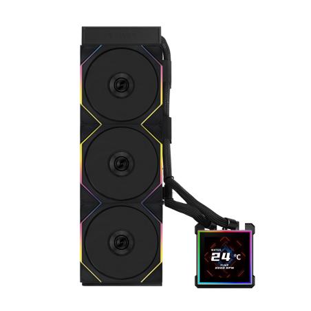 HydroShift II LCD-S 360 TL Procesador Kit de refrigeración líquida 12 cm Negro 1 pieza(s)
