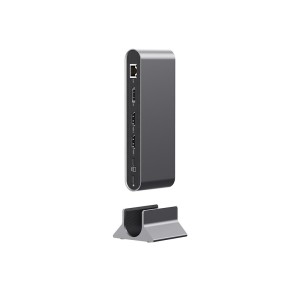 Acer HP.DSCAB.022 base para portátil y replicador de puertos Alámbrico USB 3.2 Gen 1 (3.1 Gen 1) Type-C Plata
