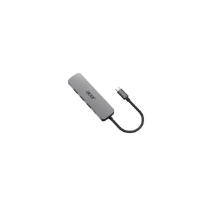 Acer 5in1 Type C Dongle Alámbrico USB 3.2 Gen 1 (3.1 Gen 1) Type-C Plata