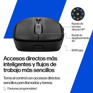 HP Ratón inalámbrico recargable 705