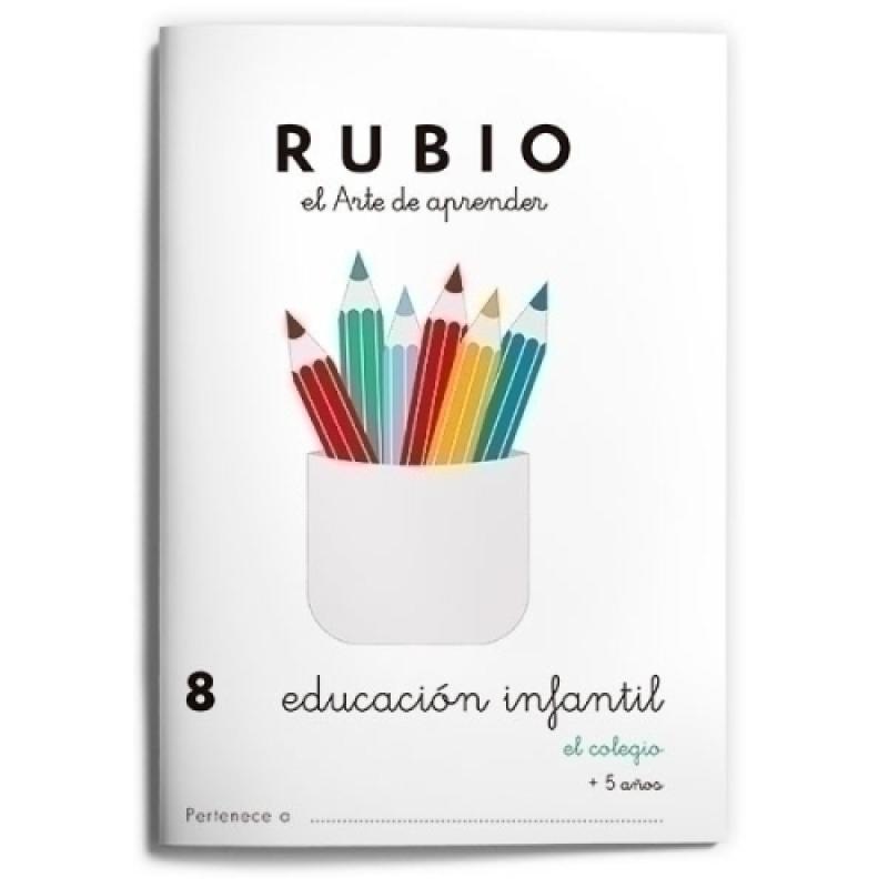 RUBIO CUADERNO EDUCACIÓN INFANTIL 8 EI8 - Pack de 10 unidades