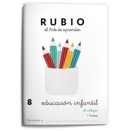 RUBIO CUADERNO EDUCACIÓN INFANTIL 8 EI8 - Pack de 10 unidades