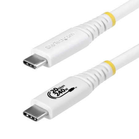 StarTech.com Cable USB4 2m - Cable USB-C Certificado USB-IF - 20Gbps - PD 240W EPR - 4K120 - DP 1.4 - Cable USB Tipo C -