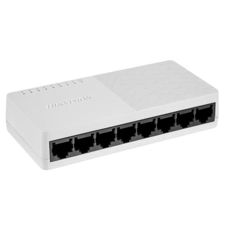 DS-3E0508D-O switch Gigabit Ethernet (10/100/1000) Negro, Blanco