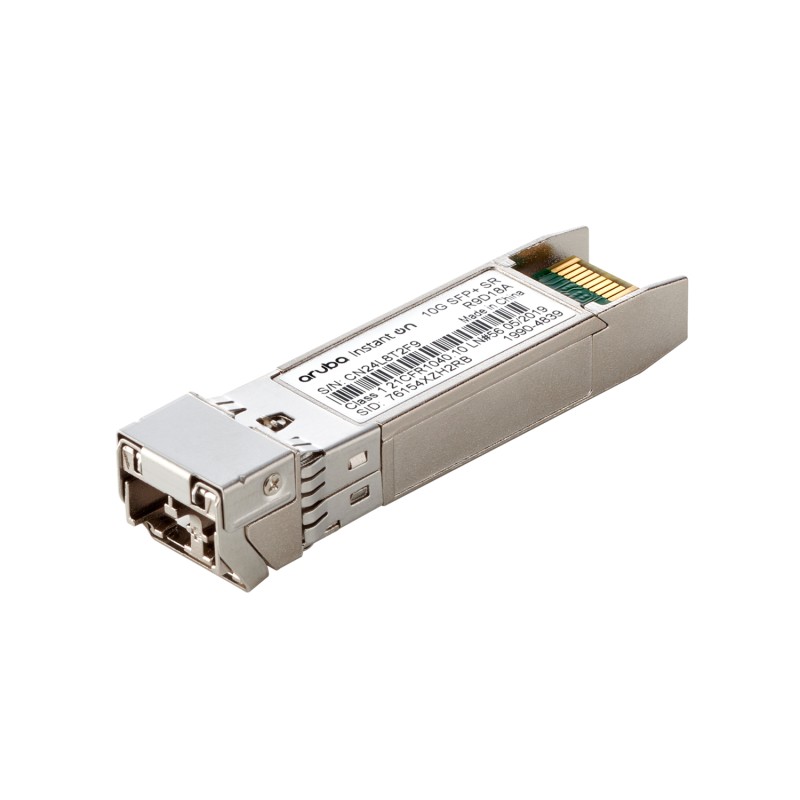 Aruba Networking Aruba Instant On 10G SFP+ LC SR 300m OM3 MMF red modulo transceptor Fibra óptica 10000 Mbit/s SFP+ Aruba Networking Aruba Instant On 10G SFP+ LC SR 300m OM3 MMF red modulo transceptor Fibra óptica 10000 Mbit/s SFP+