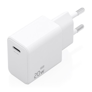 AISENS Cargador GaN USB-C PD3.0 1xUSB-C 20W, Blanco