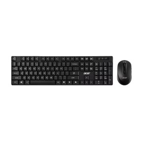 Acer AAK400 teclado Ratón incluido Oficina USB Negro, Berenjena