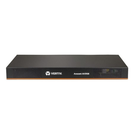 Vertiv Avocent AV 3108 interruptor KVM Montaje en rack Negro