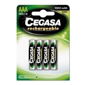 PILAS CEGASA RECARGABLES HR03 B/4
