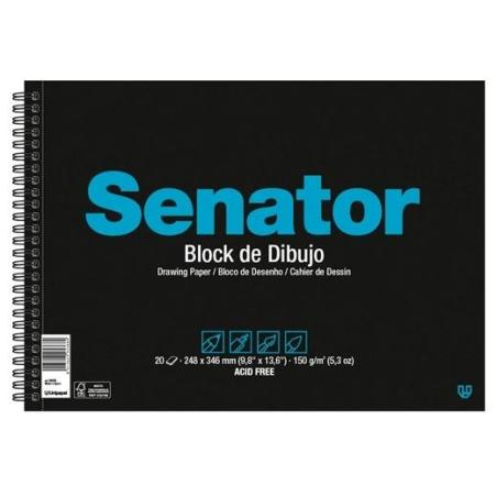 Bloc de Dibujo Espiral 20h 150gr con Recuadro Folio Prolongado
