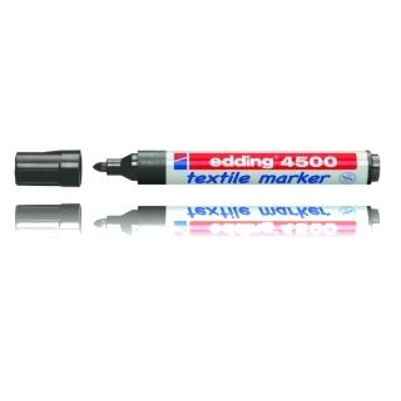 Textielmarker e-4500 marcador permanente Punta redonda Verde