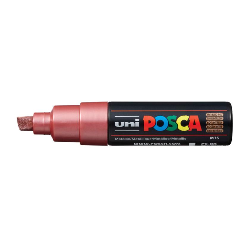 POSCA PC-8K Rojo Metálico