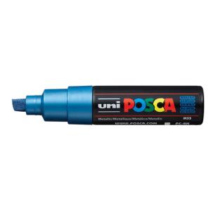 POSCA PC-8K Azúl Metálico