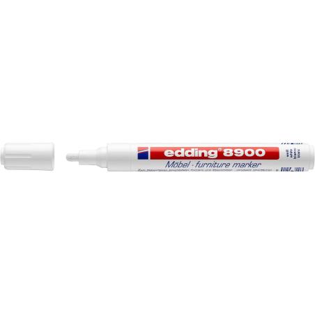 8750 marcador permanente Punta redonda Blanco