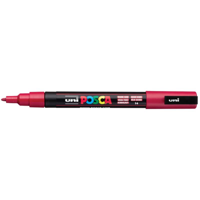 POSCA PC-3M Rojo oscuro