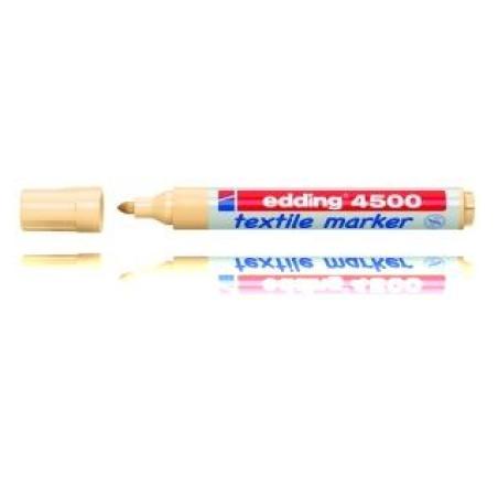 Textielmarker e-4500 marcador permanente Punta redonda Naranja