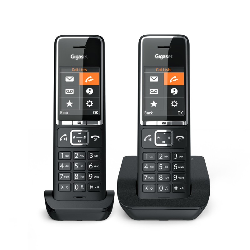 COMFORT 550 duo Teléfono analógico Identificador de llamadas Negro