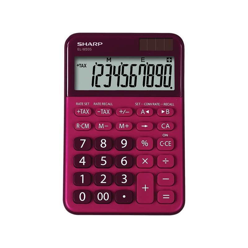 Sharp EL-M335 calculadora Escritorio Calculadora básica Rojo
