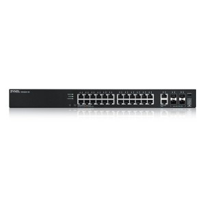 Zyxel XGS2220-30 Gestionado L3 Gigabit Ethernet (10 100 1000) Negro
