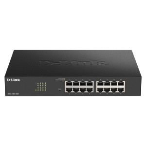 D-Link DGS-1100-16V2 Gestionado L2 Gigabit Ethernet (10 100 1000) Negro