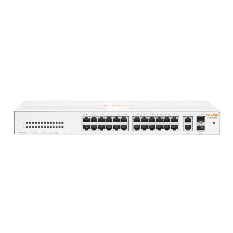 Aruba Networking Aruba Instant On 1430 26G 2SFP No administrado L2 Gigabit Ethernet (10/100/1000) 1U